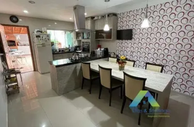 Santo andré sobrado 250m², 3 dormitórios, 1 suíte, 4 vagas ótima localização e valor !!!