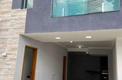 Santo andré sobrado 144m² novo, 3 dormitórios, 3 vagas com ótima localização e valor !!!