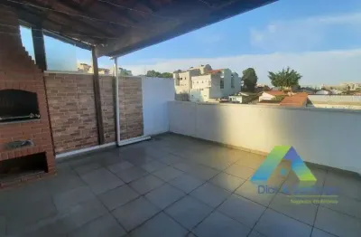 Santo andré cobertura sem condominio 98m², 2 dormitórios, espaço gourmet, 1vaga, ótima localização e valor !!!!