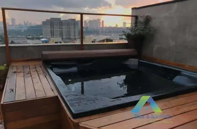 Santo andré cobertura 174m², 2 quartos sendo 1 suíte, 2 vagas, com ótima localização e valor !!