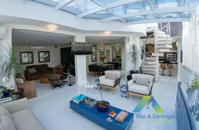 Cobertura com 4 dormitórios à venda, 370 m² por r$ 4.590.000,00 - indianópolis - são paulo/sp