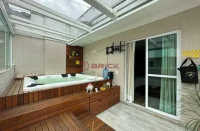 Cobertura duplex com 4 quartos sendo 2 suítes na várzea, teresópolis/rj.