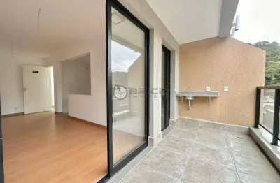 Apartamento à venda com 2 quartos sendo 1 suíte, 75 m² na várzea - teresópolis/rj.
