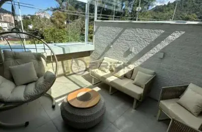 Cobertura à venda com 1 quarto, 40.06 m² no alto - teresópolis/rj.