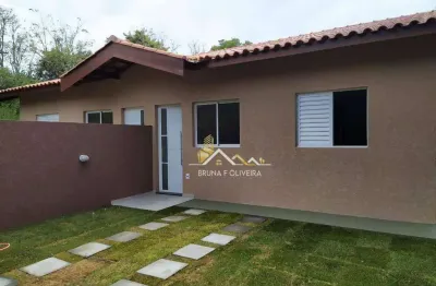Casa com 2 dormitórios à venda, 56 m² por r$ 410.000,00 - jardim santo antônio - atibaia/sp
