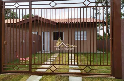 Casa com 2 dormitórios à venda, 56 m² por r$ 410.000,00 - jardim santo antônio - atibaia/sp