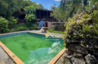 Chácara com 2 dormitórios à venda, 1100 m² por r$ 450.000,00 - jardim santo antônio - atibaia/sp