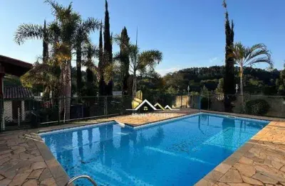Chácara com 3 dormitórios à venda, 1000 m² por r$ 980.000,00 - chácaras brasil - atibaia/sp