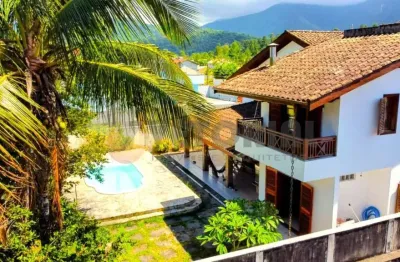 Sobrado com 4 dormitórios e piscina, capricórnio iii  caraguatatuba sp