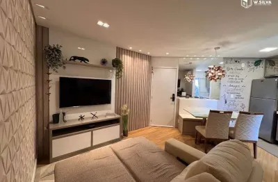 Apartamento mobiliado à venda - porteira fechada - 2 quartos, 1 suíte, 2 vagas, plaza bella vista - indaiatuba/sp