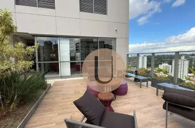 Estudio com 1 dormitório à venda, 25 m² pé direito 3,700 m por r$ 370.000 - jardim das acácias - são paulo/sp