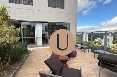 Estudio com 1 dormitório à venda, 25 m² pé direito 3,700 m por r$ 370.000 - jardim das acácias - são paulo/sp