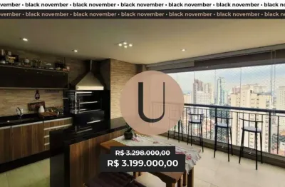 Amplo apartamento de alto padrão com 3 suítes no coração do anália franco.