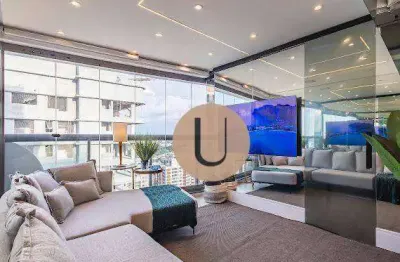 Apartamento com 3 dormitórios mobiliado e decorado , 123 m² - venda por R$ 3.300.000 ou aluguel por R$ 39.500/mês - Alphaville - Barueri/SP