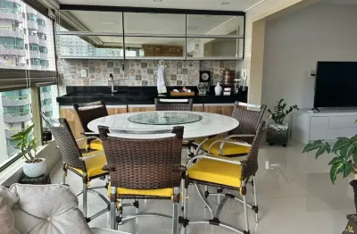 Apartamento mobiliado área útil de 150 metros, no bairro canto do forte, 3 dormitórios, 3 suítes, 3 vagas   em praia grande sp