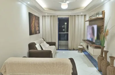 Apartamento 3 dormitórios, 1 suíte, 3 vagas de garagem, 115m² de área útil, 200 metros da praia, lazer completo, no bairro guilhermina