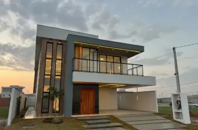 Casa maravilhosa com 4 quartos no condomínio viverde i. fino acabamento!