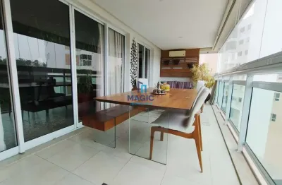 Apartamento mobiliado com 3 dormitórios para venda com 156 m² por r$ 1.819.999,00 na região da riviera da lagoa, barra da tijuca, rio de janeiro / rj
