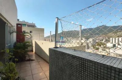 Cobertura à venda com 106 m²com valor reduzido, r$ 599.999,00 no grajaú, rio de janeiro / rj