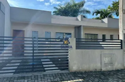 Casa com 2 dormitórios à venda, 51 m² por r$ 289.000,00 - balneário santa clara - itapoá/sc