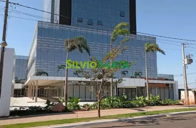 Sala comercial em edifício para locar no jardim cidade monções