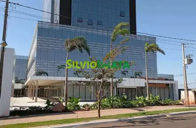 Sala comercial de alto padrão para locar no edifício unique medical center, jardim cidade monções.