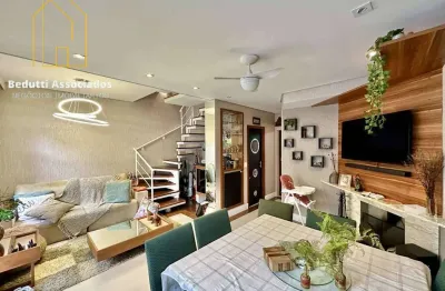 Cond. new village - sobrado 3d/1ste, escritório, ar-condicionado, lareira!