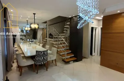 Casa mobiliada com planejados, suite com closet, 2 vagas, lazer completo