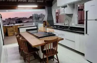 Cobertura para venda em santo andré, vila humaita, 3 dormitórios, 1 suíte, 3 banheiros, 2 vagas
