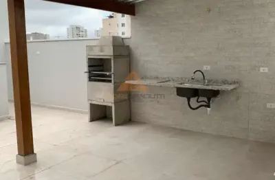 Cobertura para venda em santo andré, santa maria, 2 dormitórios, 1 suíte, 2 banheiros, 2 vagas