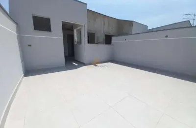 Cobertura para venda em santo andré, vila america, 2 dormitórios