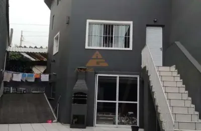 Sobrado para venda em santo andré, jardim las vegas, 3 dormitórios, 1 suíte, 2 banheiros, 5 vagas