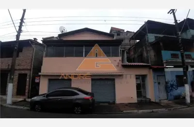 Casa para venda em santo andré, jardim aclimacao, 1 dormitório, 1 banheiro, 2 vagas
