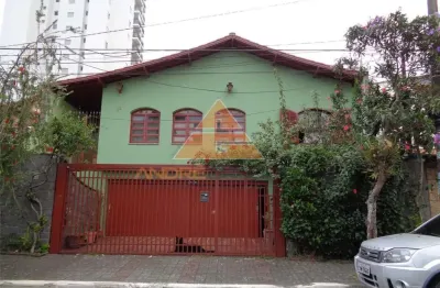 Casa para venda em santo andré, vila homero thon, 3 dormitórios, 1 suíte, 1 banheiro, 5 vagas