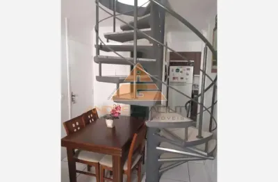 Cobertura para venda em santo andré, vila lutecia, 2 dormitórios, 1 suíte, 2 banheiros, 1 vaga