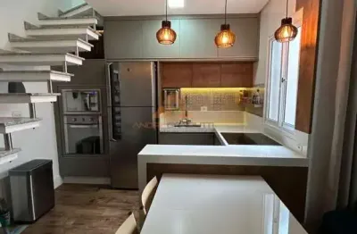 Cobertura para venda em santo andré, parque novo oratorio, 2 dormitórios, 1 suíte, 3 banheiros, 2 vagas