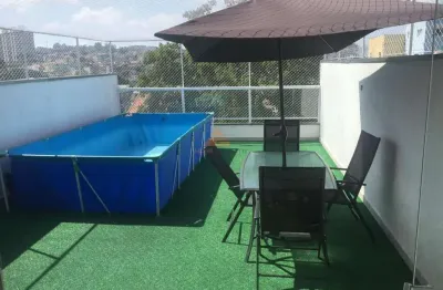 Cobertura para venda em santo andré, vila pires, 3 dormitórios, 1 suíte, 2 banheiros, 2 vagas