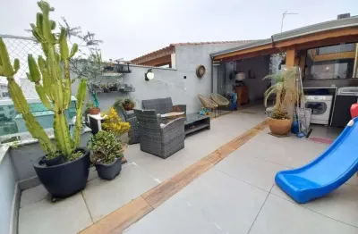 Cobertura para venda em santo andré, vila pires, 3 dormitórios, 1 suíte, 2 banheiros, 3 vagas