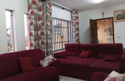 Casa para venda em santo andré, vila linda, 3 dormitórios, 1 suíte, 1 banheiro, 6 vagas
