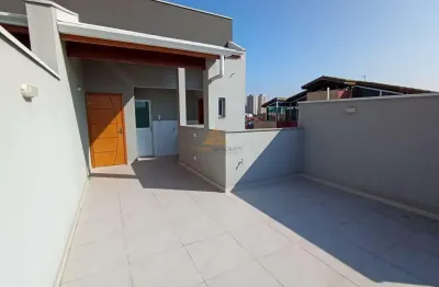 Cobertura para venda em santo andré, vila america, 2 dormitórios, 2 banheiros, 1 vaga