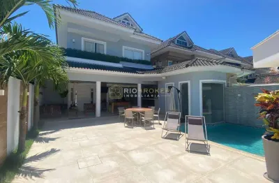 Casa em condomínio fechado com 3 quartos à venda na rua rua rivadavia campos, 150, recreio dos bandeirantes, rio de janeiro, 300 m2 por r$ 3.000.000