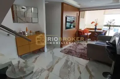 Cobertura com 2 quartos à venda na rua luiz carlos sarolli, 1850, recreio dos bandeirantes, rio de janeiro, 144 m2 por r$ 1.080.000