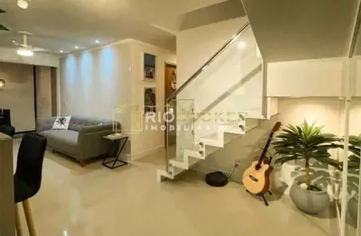 Cobertura com 4 quartos à venda na rua luiz carlos sarolli, 1850, recreio dos bandeirantes, rio de janeiro, 170 m2 por r$ 1.220.000