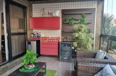Apartamento com 4 quartos à venda na avenida lúcio costa, 16130, recreio dos bandeirantes, rio de janeiro, 200 m2 por r$ 2.200.000