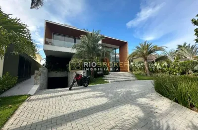 Casa em condomínio fechado com 5 quartos à venda na avenida das américas, 10501, barra da tijuca, rio de janeiro, 1000 m2 por r$ 19.800.000