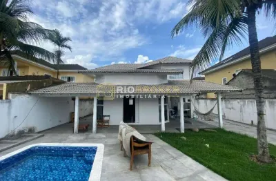 Casa em condomínio fechado com 3 quartos à venda na rua lagoa bonita, 100, vargem grande, rio de janeiro, 220 m2 por r$ 900.000