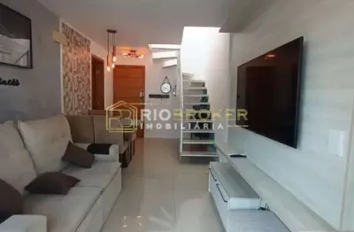 Cobertura com 2 quartos à venda na rua luiz carlos sarolli, 1850, recreio dos bandeirantes, rio de janeiro, 146 m2 por r$ 950.000