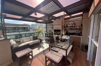 Cobertura com 3 quartos à venda na rua luiz carlos sarolli, 1850, recreio dos bandeirantes, rio de janeiro, 146 m2 por r$ 1.250.000