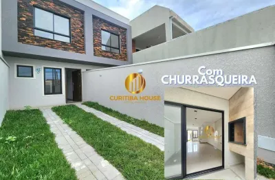 Sobrado novo com 2 quartos e espaço gourmet  na melhor localização do umbara