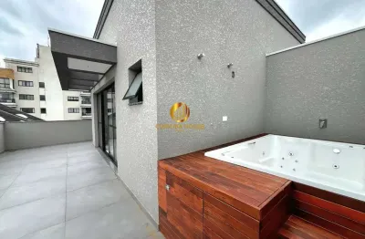 Sobrado com 3 quartos, rooftop com hidromassagem e gourmet no residencial le soleil rua pará, 198 água verde